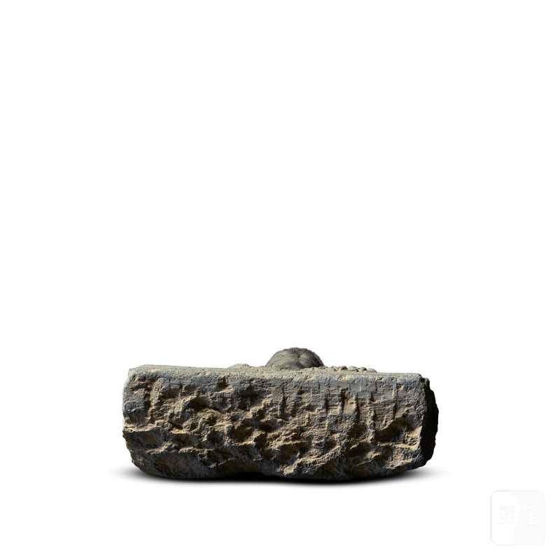 A gray schist figure of seated Buddha, Ancient region of Gandhara, 3rd / 4th century - 图5